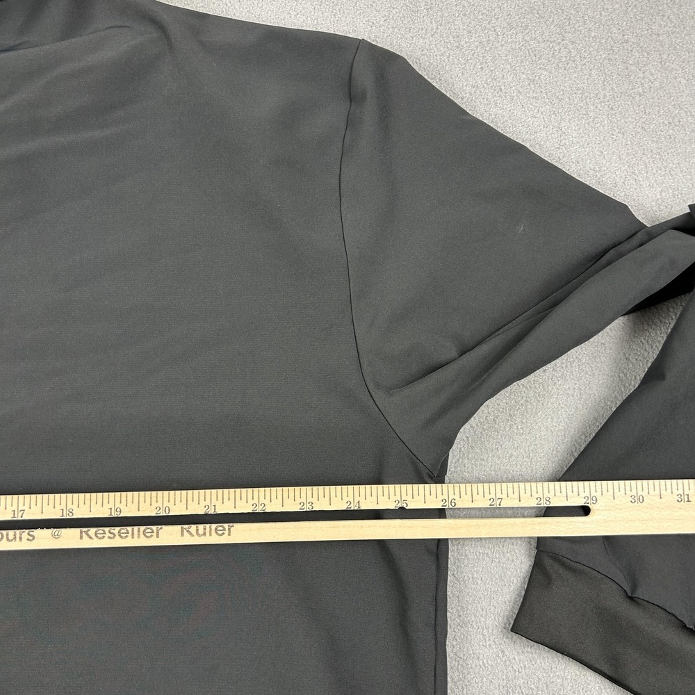 BYLT Jacket Mens 2XL Black Quarter‎ Zip Pullover Stretch Zip Pockets Athletic - Picture 9 of 10